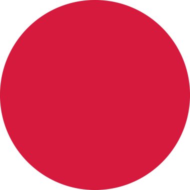 Kırmızı daire vektör