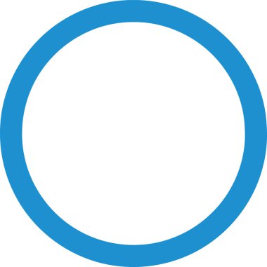 Hafif mavi daire çerçeve