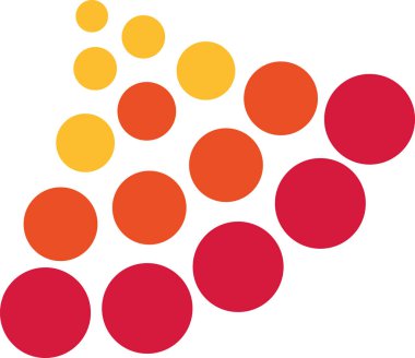 Kırmızı yarı ton noktaları