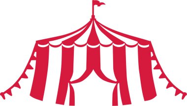 sirk çadırı vektör