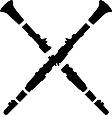 Klarinet crosseed vektör