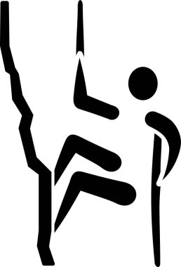 Dağcılık simgesi tırmanma