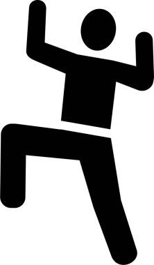 Tırmanma piktogram vektör