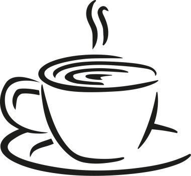 Kahve fincanı kurulmasını stili