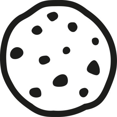 Çikolata parçalı kurabiye anahat