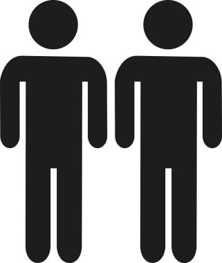 Eşcinsel çift piktogram