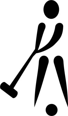 Kroket simge vektör