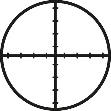 Crosshair dürbün ağı hedef