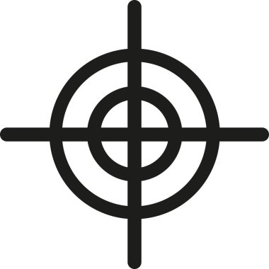 Crosshair simge vektör
