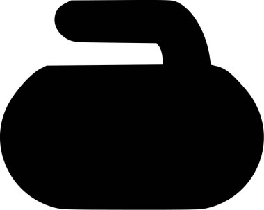 Rock vektör curling