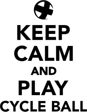 Sakin olun ve döngüsü top oynamak