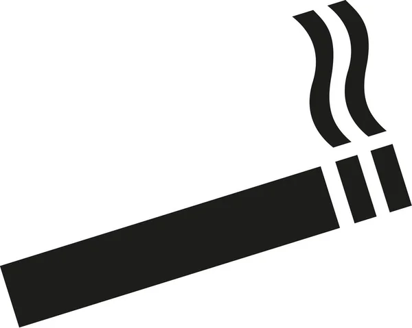Cigarett ikonen vektor — Stock vektor