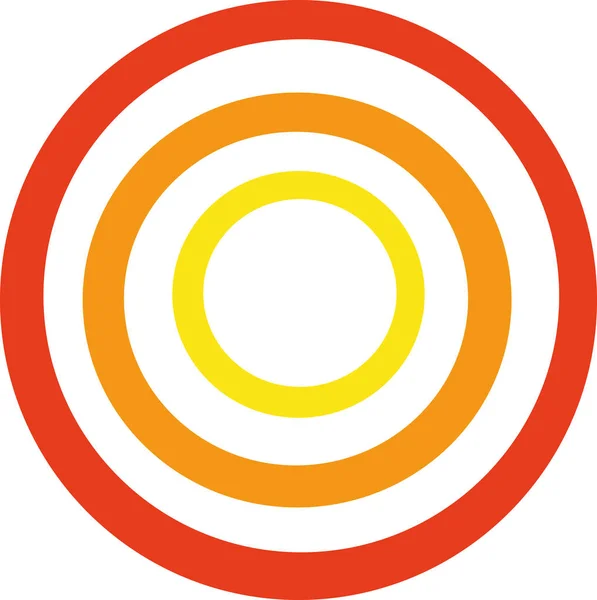 Cirkel vormen in regenboogkleuren — Stockvector