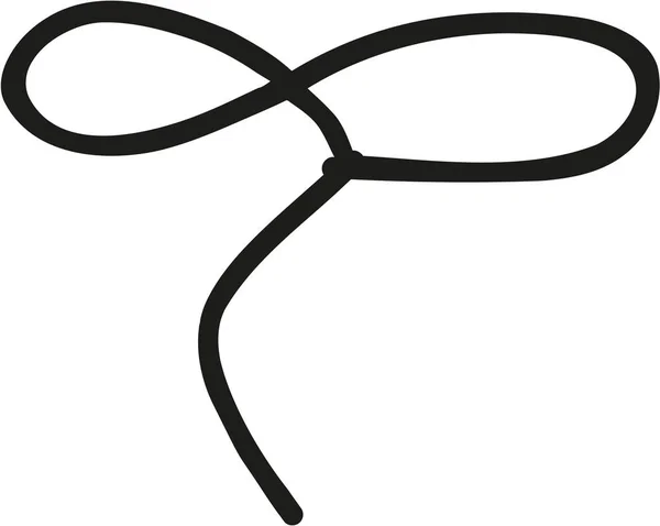 Vecteur de cow-boay lasso — Image vectorielle