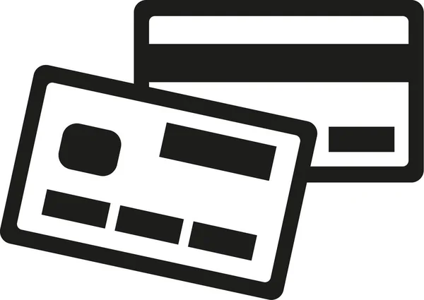 Ikony karty kredytowej — Wektor stockowy