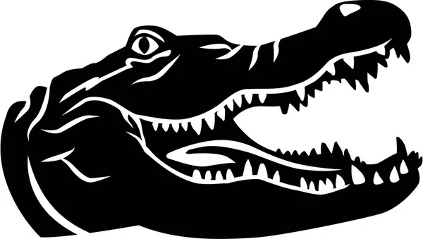 Крокодил голову вектор — стоковий вектор