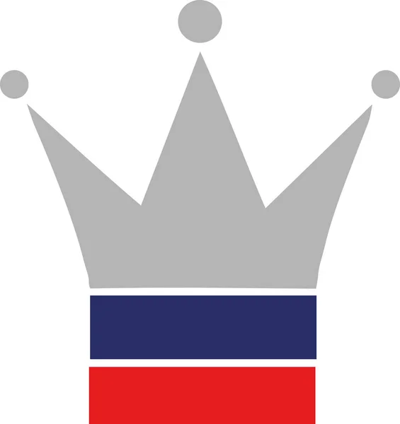 Russischer Kronenvektor — Stockvektor