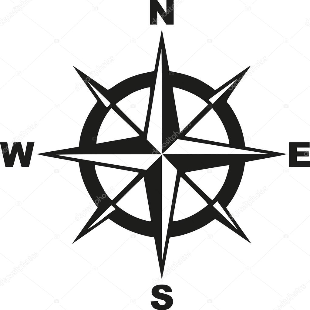 bússola com norte sul leste oeste — Vetor de Stock ... bússola com norte sul leste oeste — Vetor de Stock ...