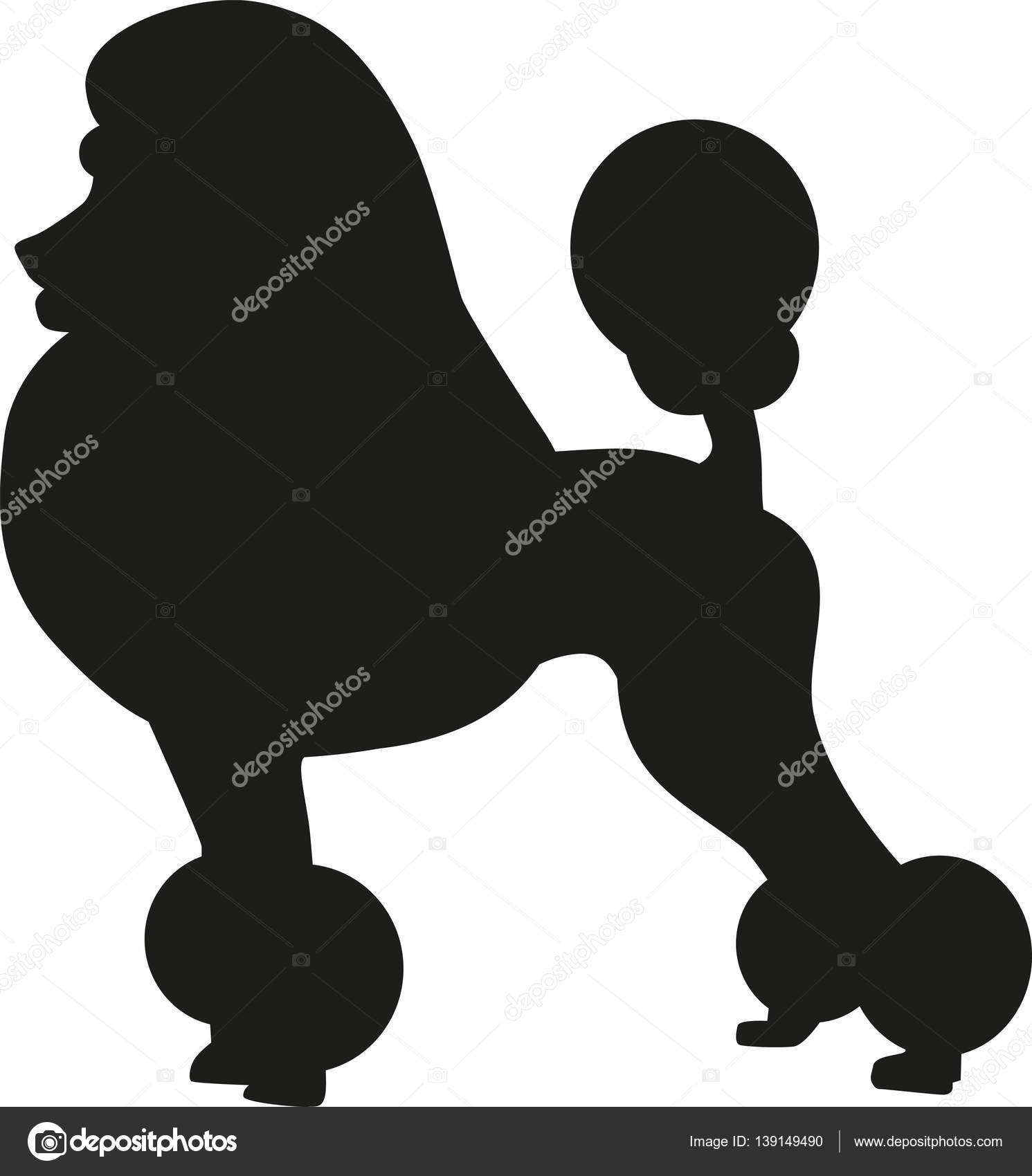 Download Poodle silhouette vector — Stock Vector © miceking #139149490
