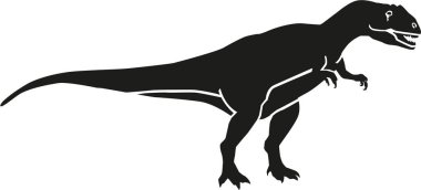 Dinozor allosaurus vektör