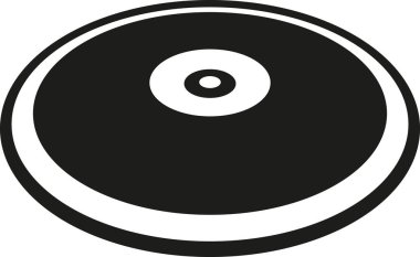 Discus ekipman vektör