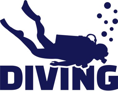 Scuba diver vektör