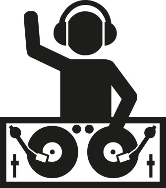 DJ iş piktogram