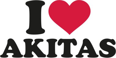 Akitas seviyorum