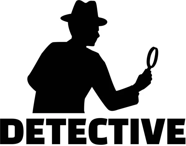 役職に就いている探偵 — ストックベクタ