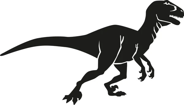 恐爪龙恐龙矢量 — 图库矢量图片