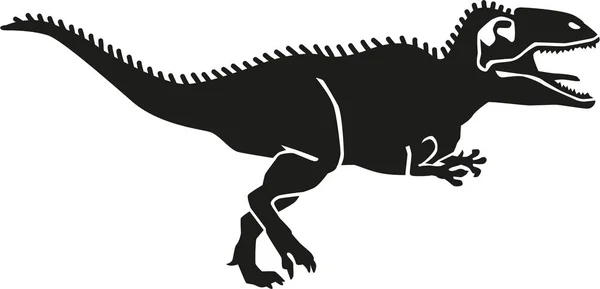 공룡 gigantosaurus 벡터 — 스톡 벡터