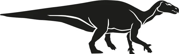 Dinosauriërs iguanodon vector — Stockvector