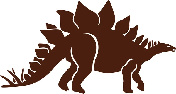 Vecteur stegosaur dinosaure — Image vectorielle