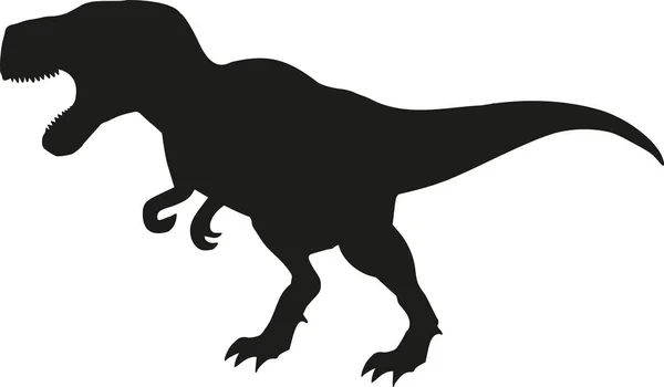 vetor estilizado bonito dinossauro monoline turanosaurus isolado