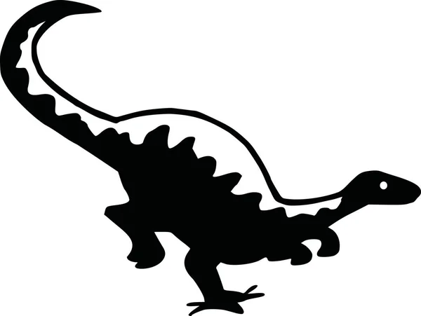 Dinosaurie iguanodon vektor — Stock vektor