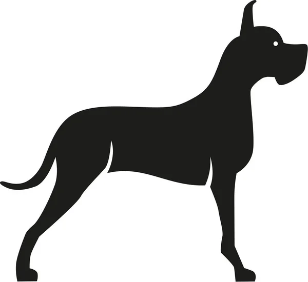 Great dane icon — Stock Vector