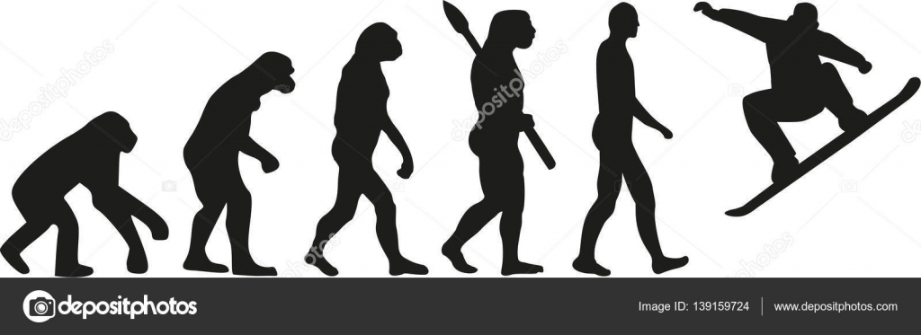 Download Evolution snowboard vector — Stock Vector © miceking ...