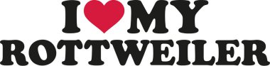Benim Rottweiler seviyorum 