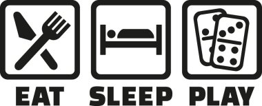 Uyku oyun domino yemek