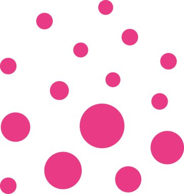 Pembe polka noktaları