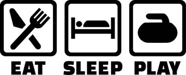 Kıvrık yemek uyku oyun