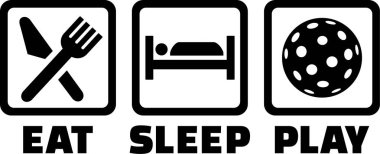 Uyku oyun Floorball yemek