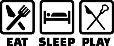 Lakros yemek uyku oyun