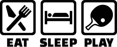 Ping pong yemek uyku