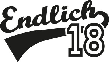 Sonunda 18 - on sekizinci doğum günü Alman