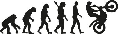 Motocross evrim vektör