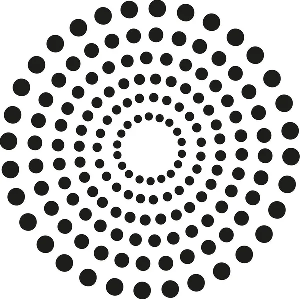 Illusion de points abstraite — Image vectorielle