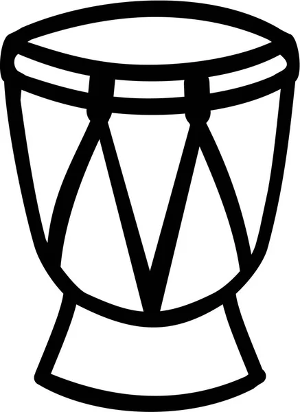 Ícone de tambor Conga — Vetor de Stock
