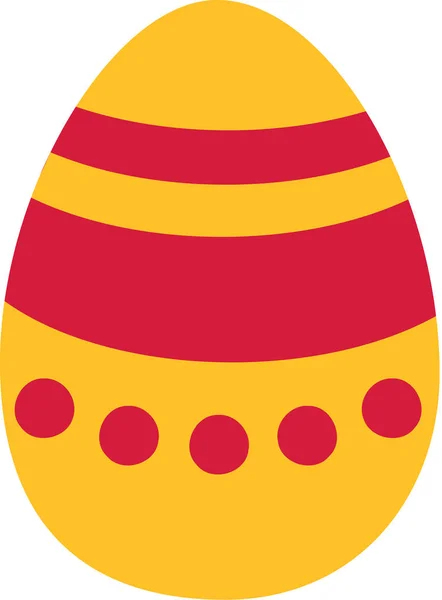 Пасхальное яйцо с узором — стоковый вектор