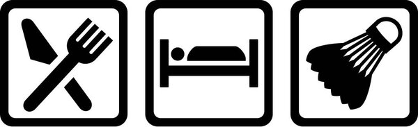 Eat Sleep Badminton